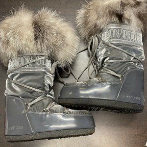 Tecnica The Original Moonboot GLAMOUR Silver